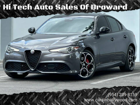 2022 Alfa Romeo Giulia for sale at Hi Tech Auto Sales Of Broward in Hollywood FL