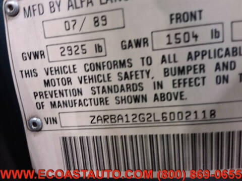 1990 Alfa Romeo Spider Veloce