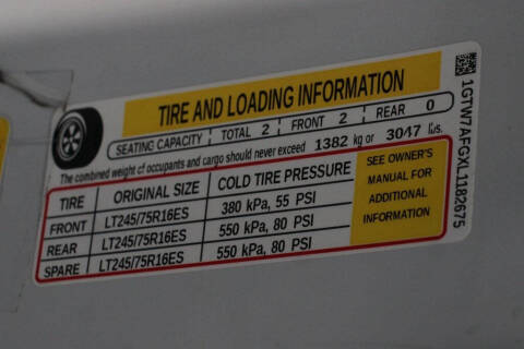 2020 GMC Savana 2500