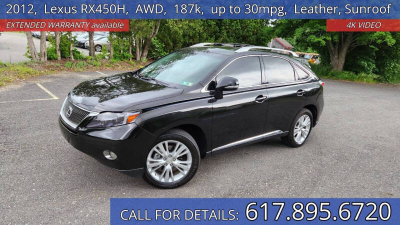 2012 Lexus RX 450h for sale at Carlot Express in Stow MA