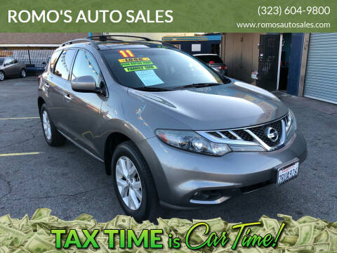 2011 Nissan Murano for sale at ROMO'S AUTO SALES in Los Angeles CA
