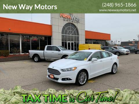 2014 Ford Fusion for sale at New Way Motors in Ferndale MI