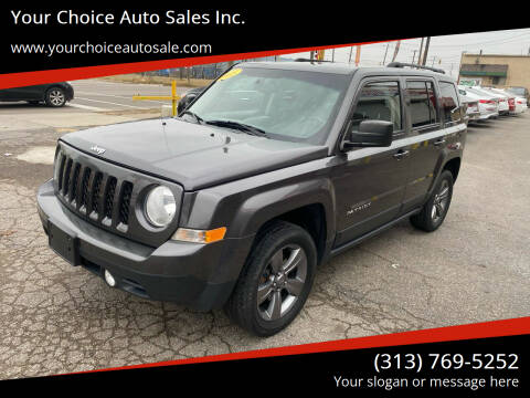 2015 Jeep Patriot for sale at Your Choice Auto Sales Inc. in Dearborn MI
