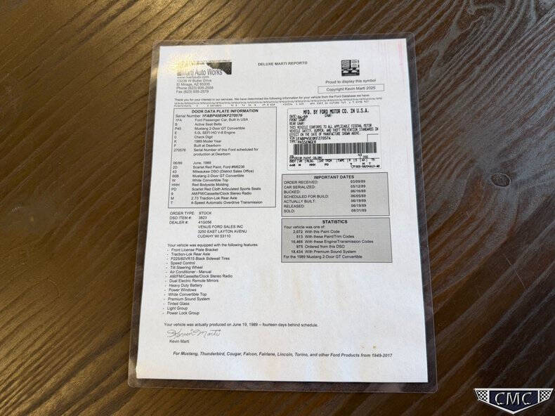 1989 Ford Mustang GT