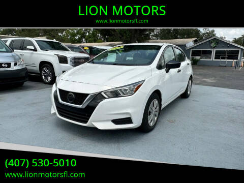 2020 Nissan Versa for sale at LION MOTORS in Orlando FL