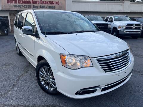 2013 Chrysler Town and Country for sale at North Georgia Auto Brokers in Snellville GA