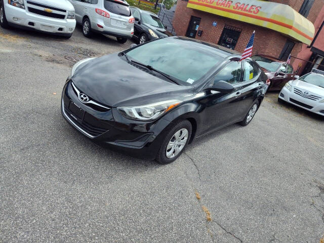 2016 Hyundai ELANTRA for sale at Cottage Street Used Car Sales in Springfield, MA