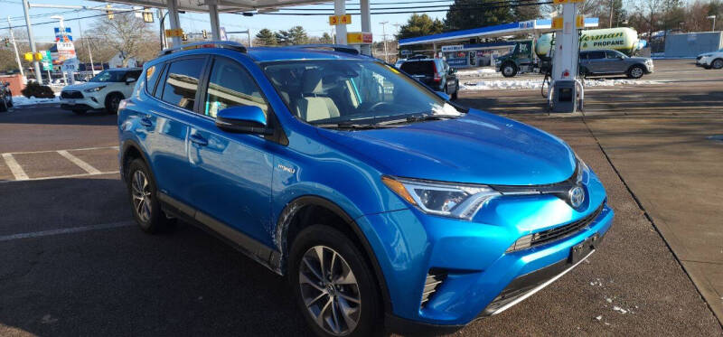 2018 Toyota RAV4 Hybrid for sale at CAMILIA SERVICES AND AUTO in Plainville MA