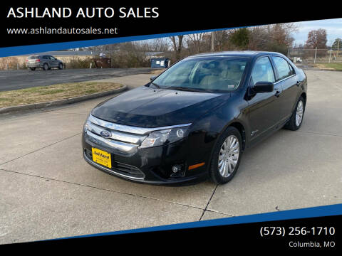 2010 Ford Fusion Hybrid for sale at ASHLAND AUTO SALES in Columbia MO