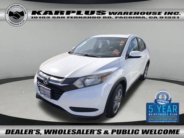 2016 Honda HR-V for sale at Karplus Warehouse in Pacoima CA