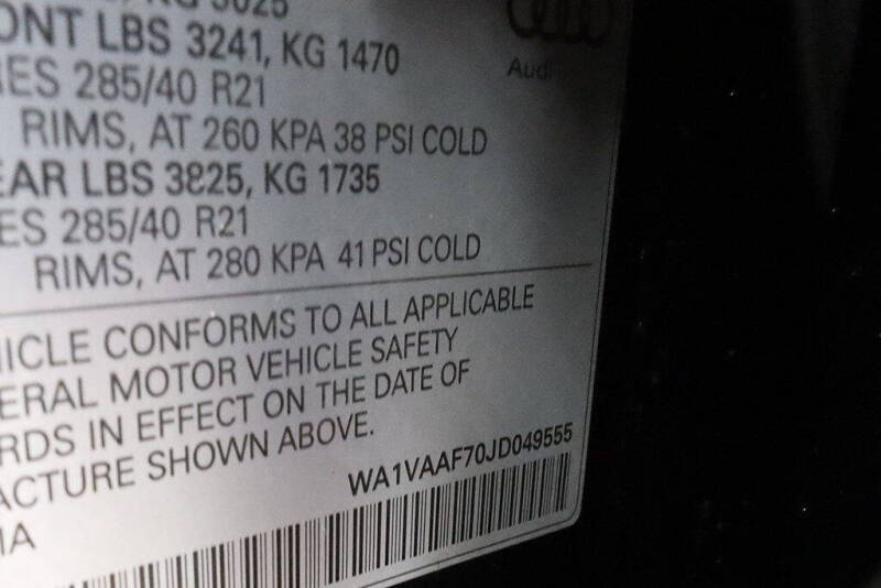 2018 Audi Q7 3.0T quattro Prestige