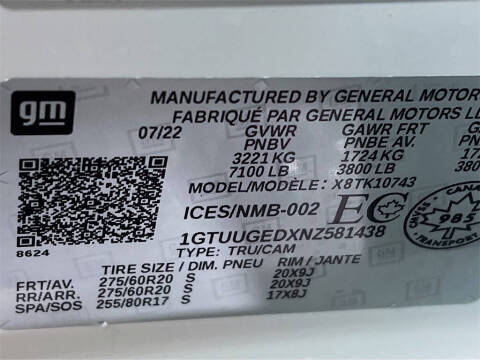 2022 GMC Sierra 1500