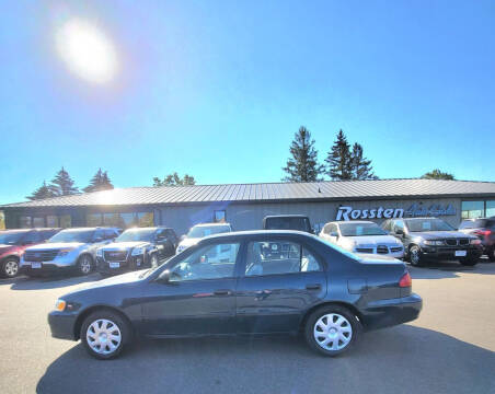 2002 Toyota Corolla for sale at ROSSTEN AUTO SALES in Grand Forks ND