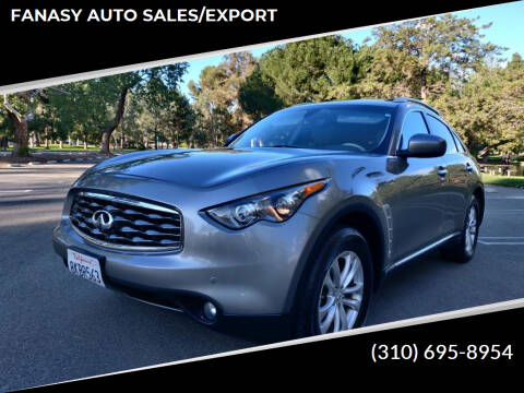 2009 Infiniti FX35 for sale at FANASY AUTO SALES/EXPORT in Yorba Linda CA