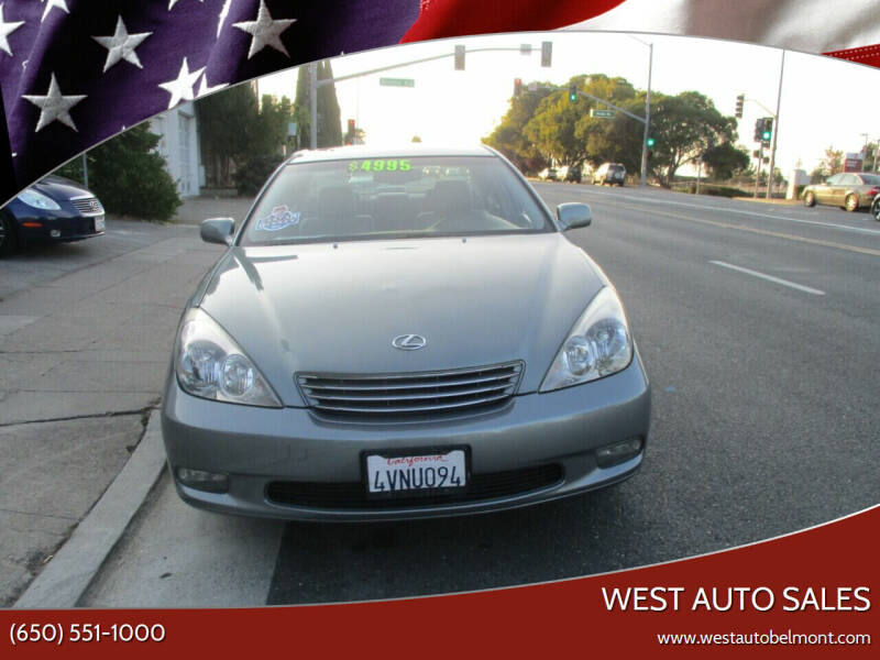 2002 Lexus ES 300 for sale at West Auto Sales in Belmont CA