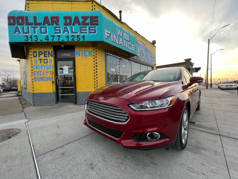 2014 Ford Fusion for sale at Dollar Daze Auto Sales Inc in Detroit MI