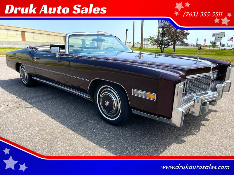 1976 Cadillac Eldorado for sale at Druk Auto Sales in Ramsey MN