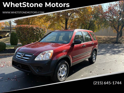 2005 Honda CR-V for sale at WhetStone Motors in Bensalem PA