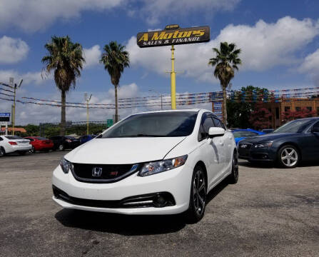2015 Honda Civic for sale at A MOTORS SALES AND FINANCE in San Antonio TX