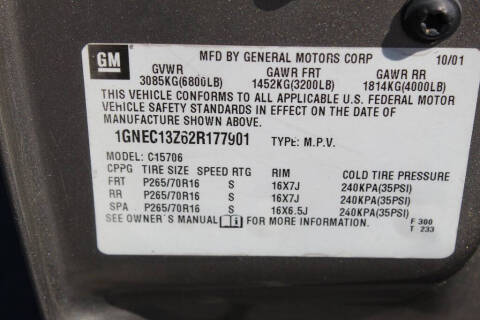 2002 Chevrolet Tahoe LS