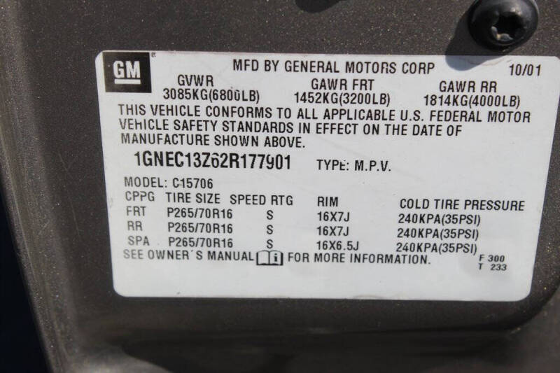 2002 Chevrolet Tahoe LS