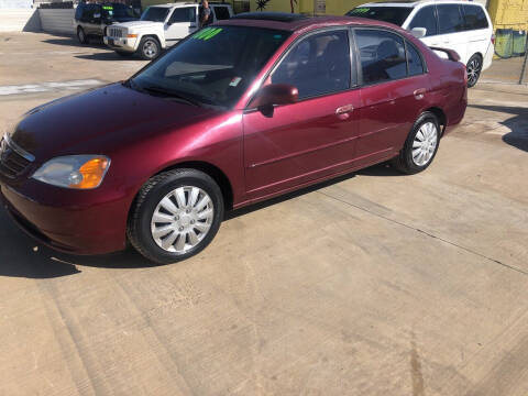 2003 Honda Civic for sale at D & M Vehicle LLC in Oklahoma City OK