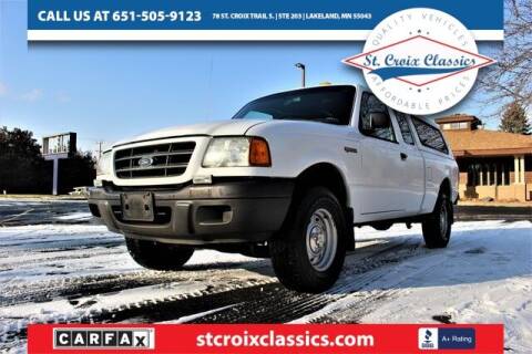 2002 Ford Ranger for sale at St. Croix Classics in Lakeland MN
