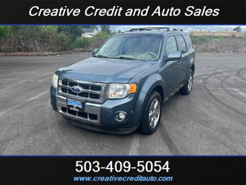 2010 Ford Escape for sale at Creative Credit & Auto Sales in Salem OR