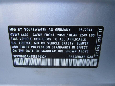 2014 Volkswagen CC Sport