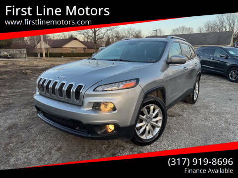 2016 Jeep Cherokee for sale at First Line Motors in Jamestown IN