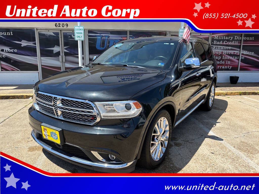 Black 2014 Dodge Durango Citadel AWD Citadel 4dr SUV 1