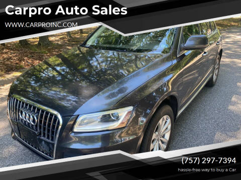 2015 Audi Q5 for sale at Carpro Auto Sales in Chesapeake VA