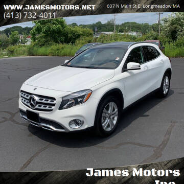 2019 Mercedes-Benz GLA for sale at James Motors Inc. in East Longmeadow MA