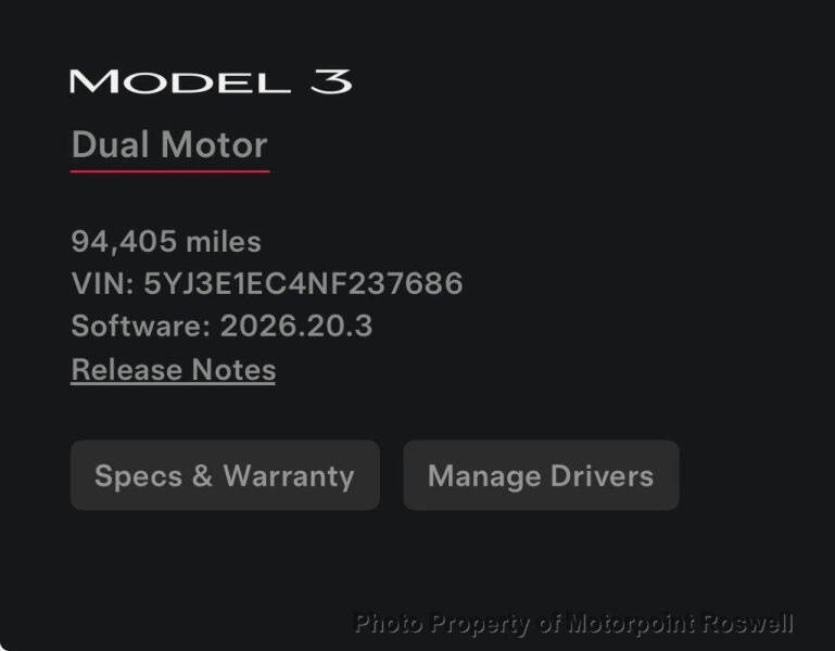 2022 Tesla Model 3 Performance
