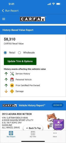 2013 Acura RDX w/Tech