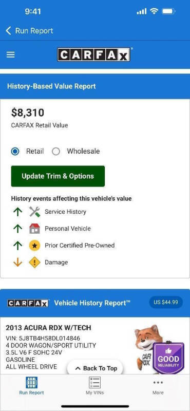 2013 Acura RDX w/Tech