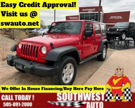 2008 Jeep Wrangler Unlimited for sale at SOUTHWEST AUTO in Albuquerque NM