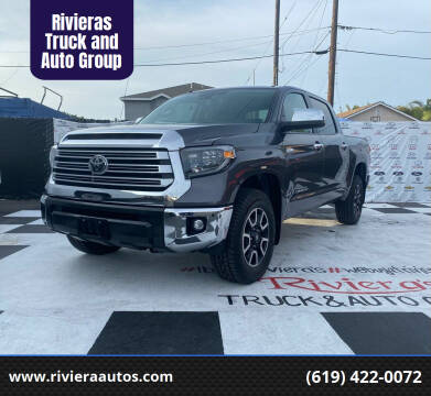 2019 Toyota Tundra for sale at Rivieras Truck and Auto Group in Chula Vista CA