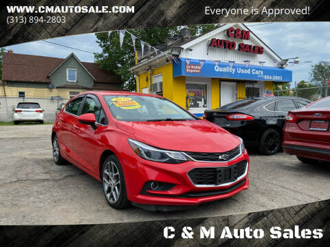 2018 Chevrolet Cruze for sale at C & M Auto Sales in Detroit MI