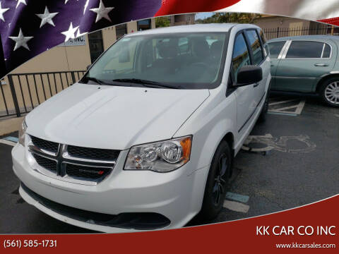 2015 Dodge Grand Caravan for sale at KK Car Co Inc in Lake Worth FL