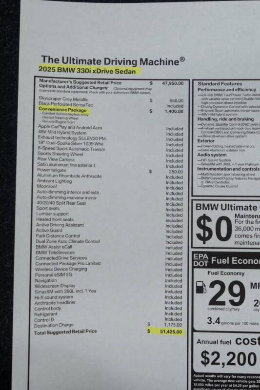 2025 BMW 3 Series 330i xDrive