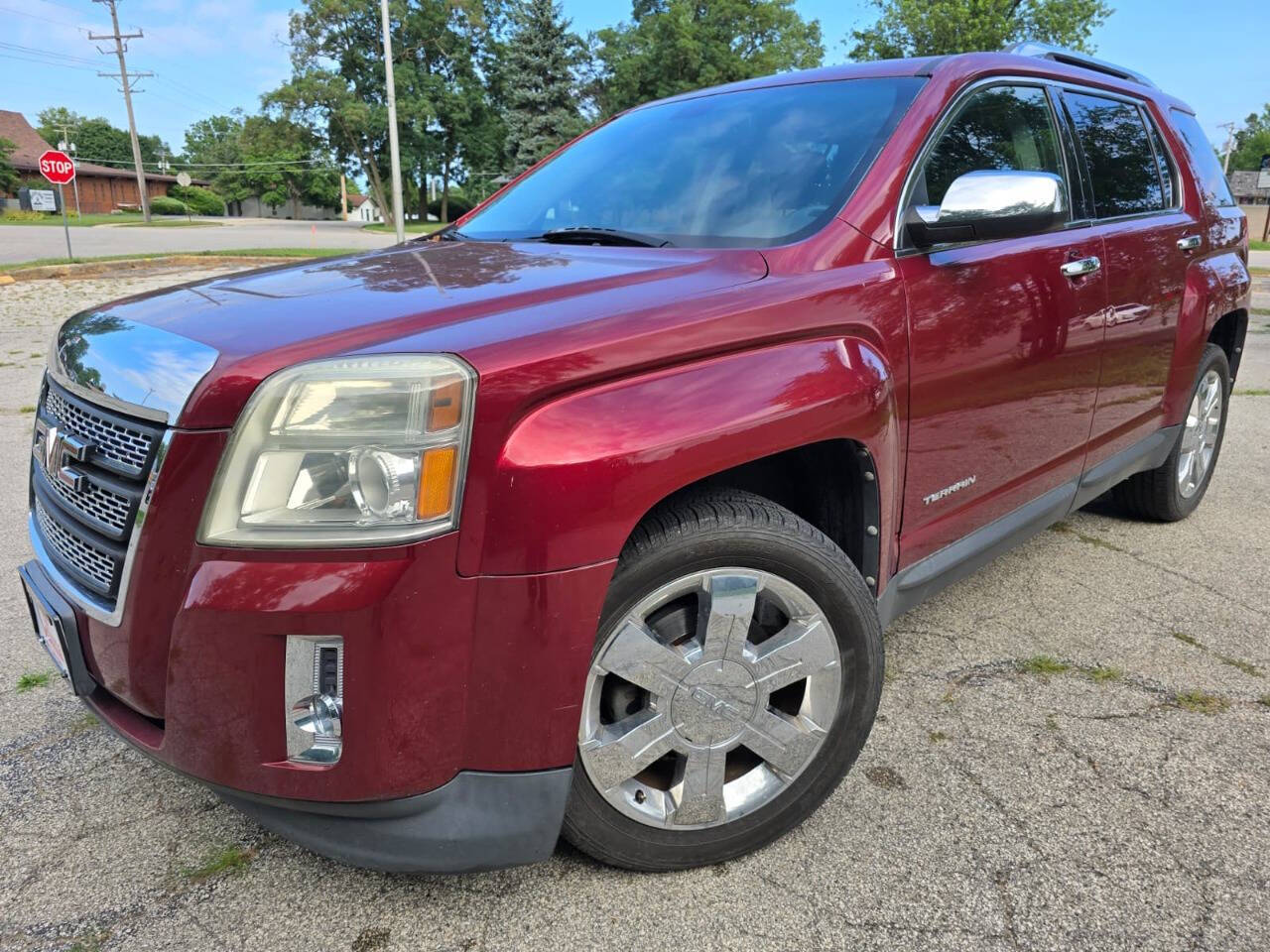 Red 2010 GMC Terrain SLT-2 AWD SLT-2 4dr SUV 1