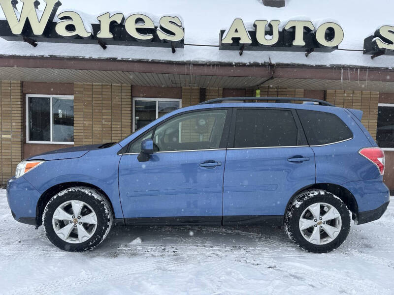 2016 Subaru Forester for sale at Wares Auto Sales INC in Traverse City MI