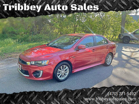 2016 Mitsubishi Lancer for sale at Tribbey Auto Sales in Stockbridge GA