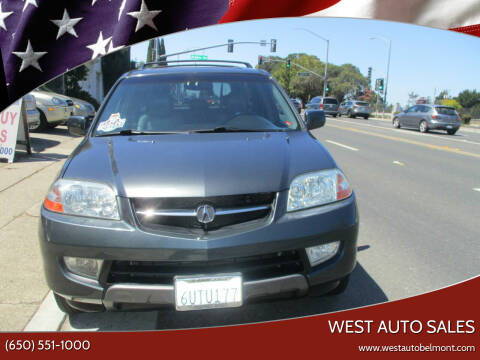 2003 Acura MDX for sale at West Auto Sales in Belmont CA