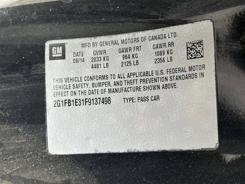 2015 Chevrolet Camaro LS