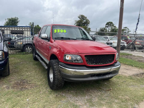 2001 Ford F-150 for sale at SCOTT HARRISON MOTOR CO in Houston TX