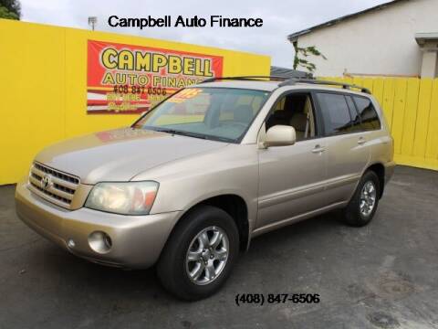 2005 Toyota Highlander for sale at Campbell Auto Finance in Gilroy CA