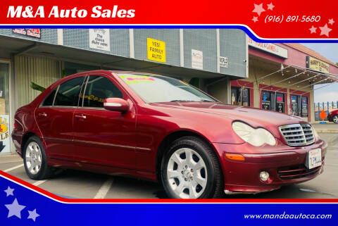 2005 Mercedes-Benz C-Class for sale at M&A Auto Sales in Sacramento CA