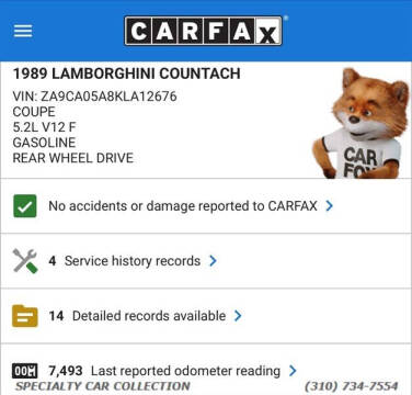1989 Lamborghini Countach